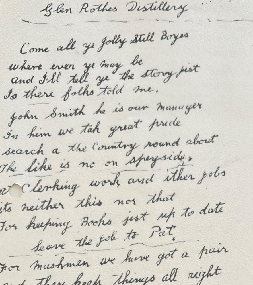 Excerpt from the Jolly Still Boyes poem