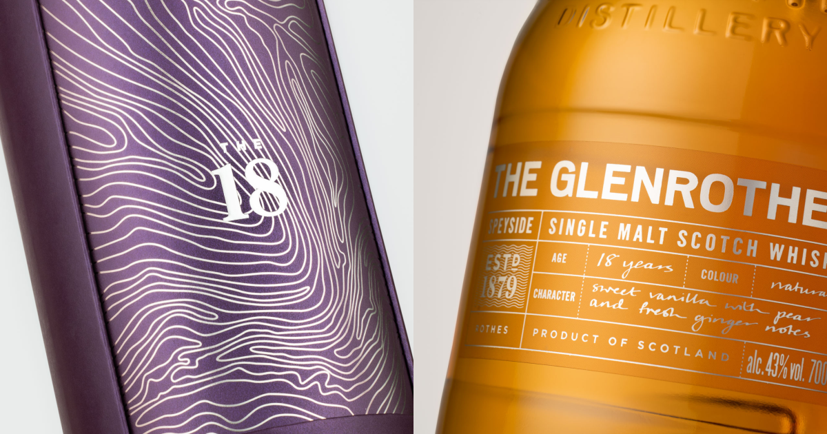 The Glenrothes 18 packaging