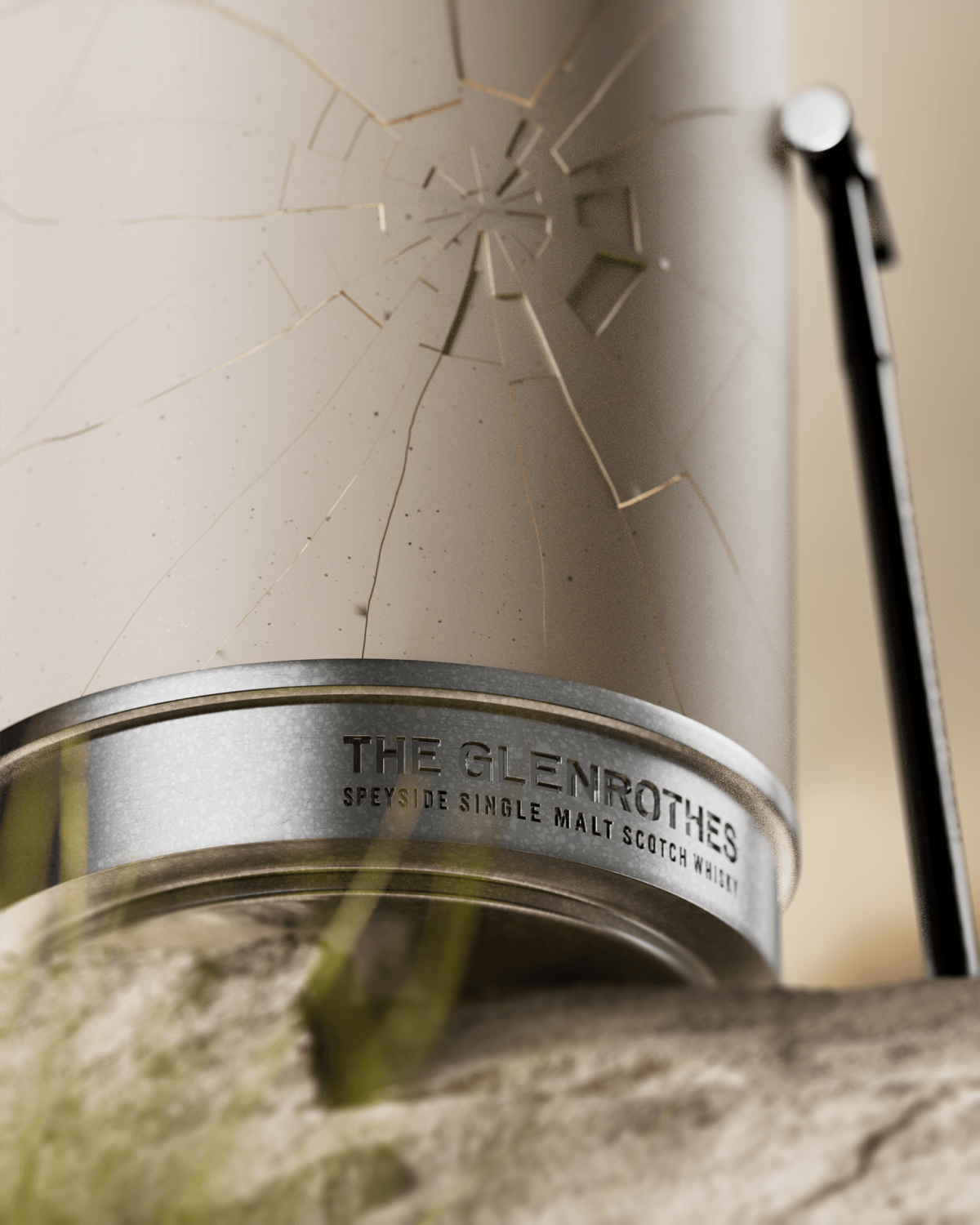 The 51 canister close up with hammer