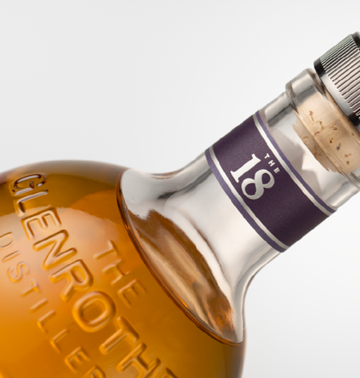 Close up of The Glenrothes 18 Year Old